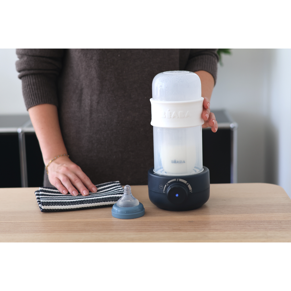 BÉABA BabyMilk Second 3-in-1 Bottle Warmer & Sterilizer – Night Blue