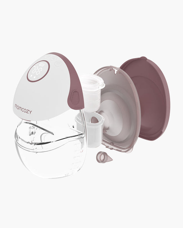 Momcozy Mobile Style™ M6 Double Hands-Free Slim Breast Pump 24mm Pink