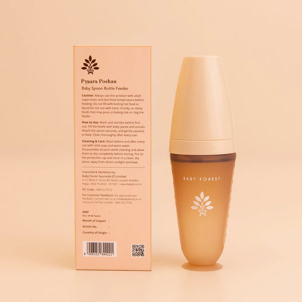 Baby Forest Pyaara Poshan Baby Spoon Bottle Feeder 100 ml