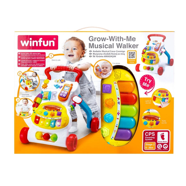 Winfun Grow With Me Musical Walker