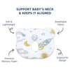 Hopop Baby Pillow Head Shaping Memory Foam Newborn & Infant β Astro
