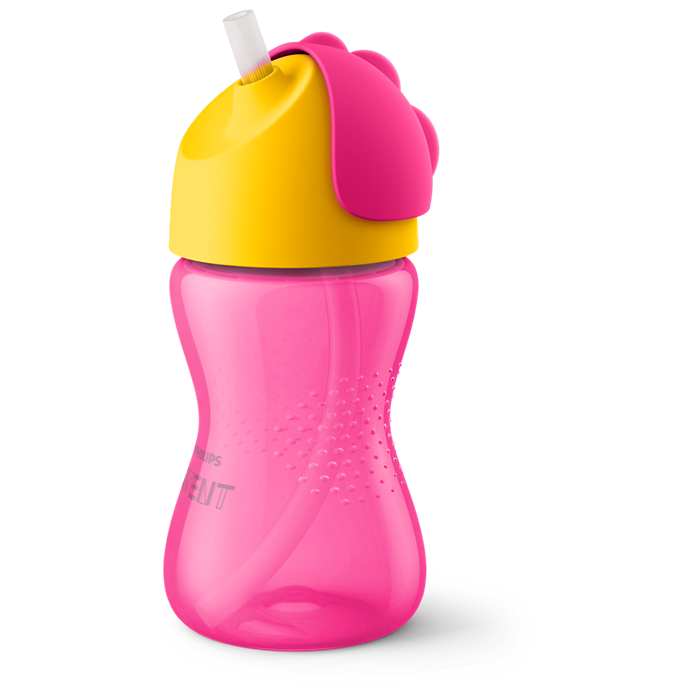 Philips Avent Bendy Straw Cup 300 ml – Pink | 12m+