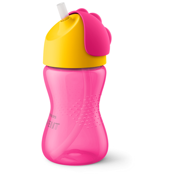 Philips Avent Bendy Straw Cup 300 ml – Pink | 12m+