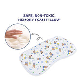 Hopop Soft Memory Foam Baby Head Shaping Pillow - Friends