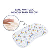 Hopop Soft Memory Foam Baby Head Shaping Pillow - Friends
