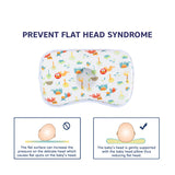 Hopop Soft Memory Foam Baby Head Shaping Pillow - Jungle