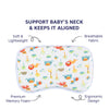 Hopop Soft Memory Foam Baby Head Shaping Pillow - Jungle