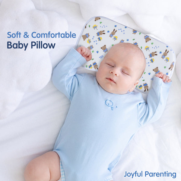 Hopop Soft Memory Foam Baby Head Shaping Pillow - Friends