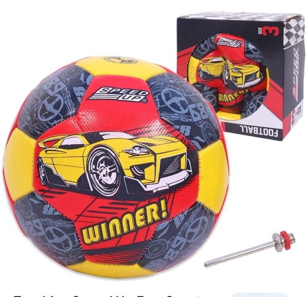 Speed Up Football Size 3 Car Series Assorted