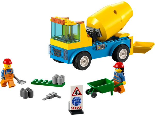 LEGO City Cement Mixer Truck 4+ 85Pcs 60325