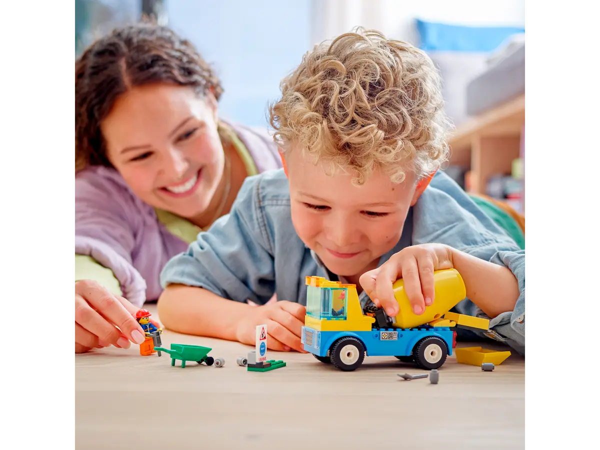 LEGO City Cement Mixer Truck 4+ 85Pcs 60325