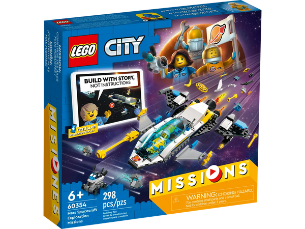 LEGO City Mars Spacecraft Exploration Missions 6+ 298Pcs 60354