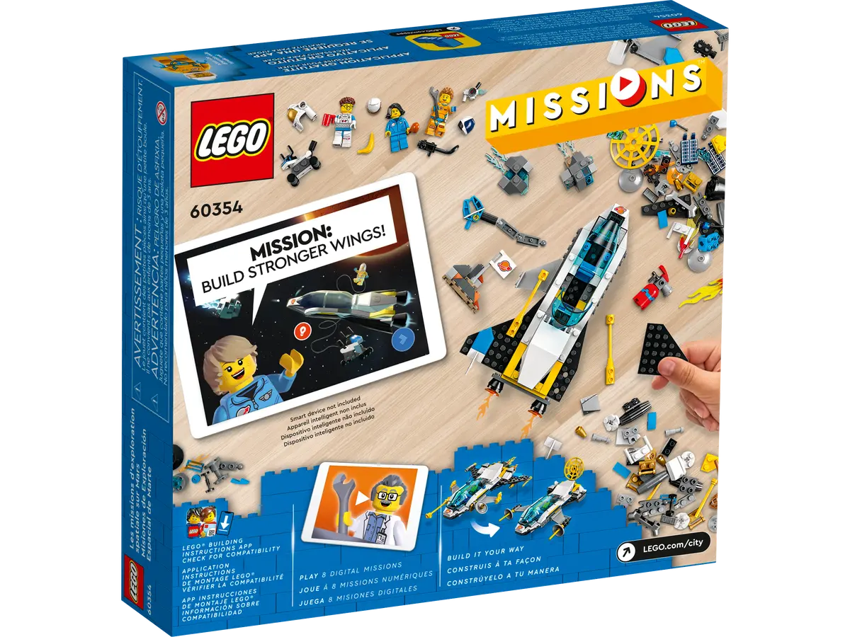 LEGO City Mars Spacecraft Exploration Missions 6+ 298Pcs 60354