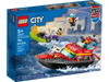 LEGO City Fire Rescue Boat 144 Pieces Multicolour