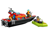 LEGO City Fire Rescue Boat 144 Pieces Multicolour