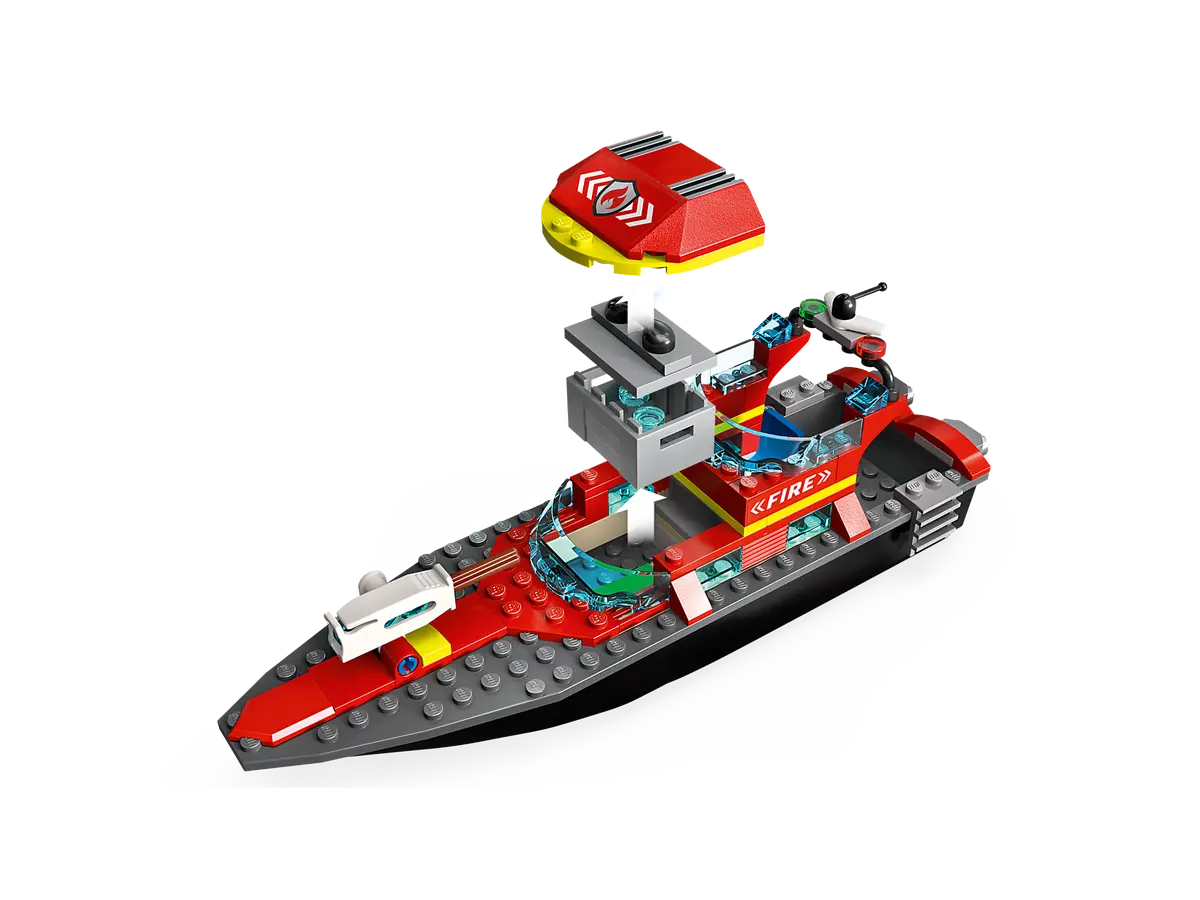 LEGO City Fire Rescue Boat 144 Pieces Multicolour
