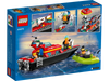 LEGO City Fire Rescue Boat 5+ 144Pcs 60373