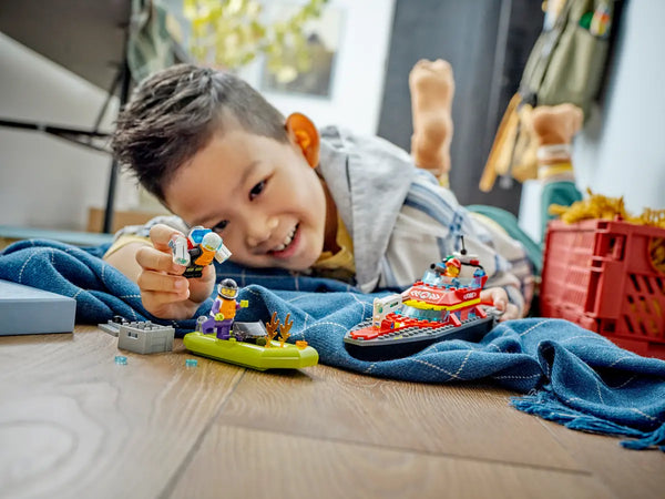 LEGO City Fire Rescue Boat 5+ 144Pcs 60373