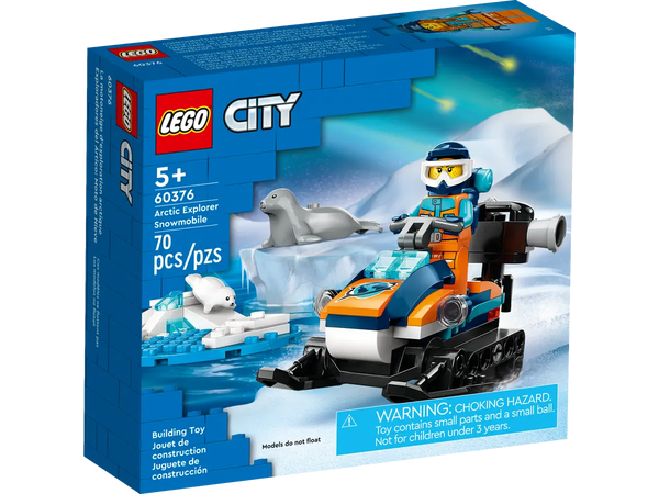 LEGO City Arctic Explorer Snowmobile 5+ 70Pcs 60376