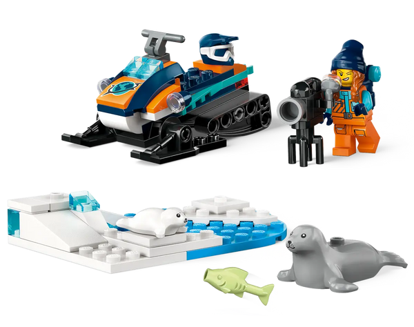 LEGO City Arctic Explorer Snowmobile 5+ 70Pcs 60376