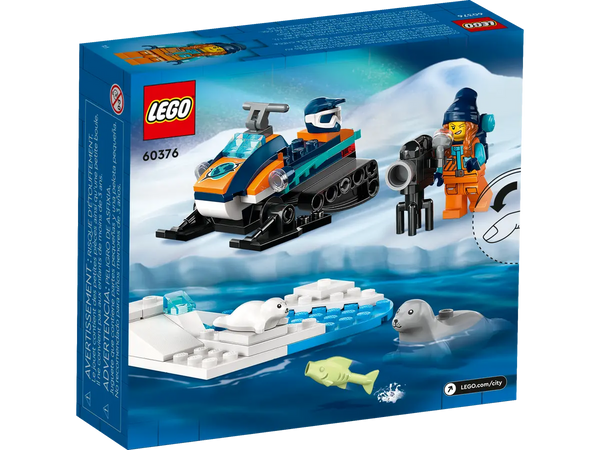 LEGO City Arctic Explorer Snowmobile 5+ 70Pcs 60376
