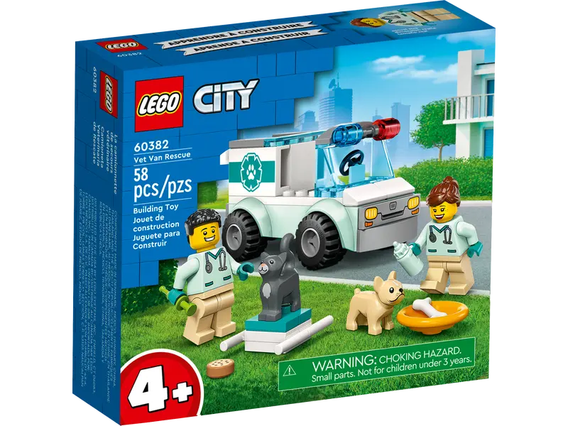 LEGO City Vet Van Rescue 4+ 58Pcs 60382