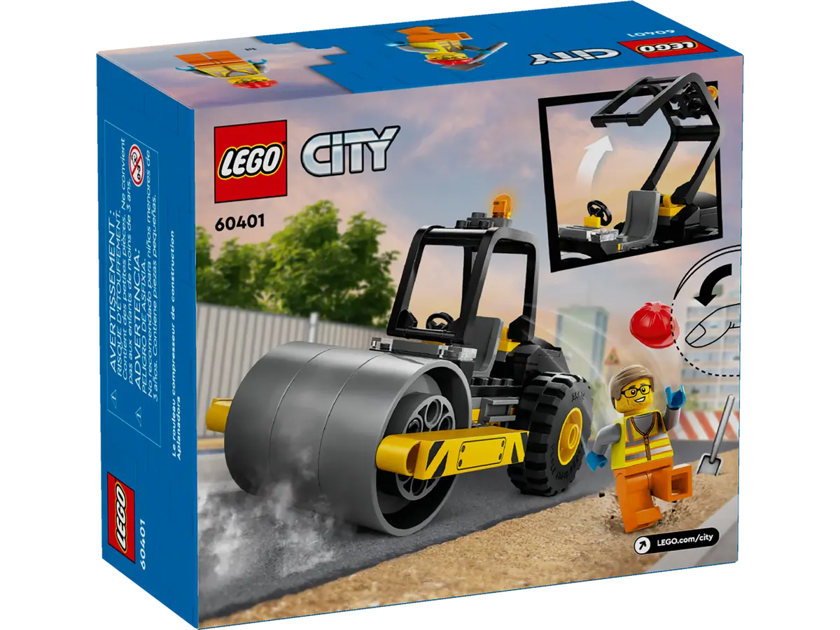 LEGO City Construction Steamroller 5+ 78Pcs 60401