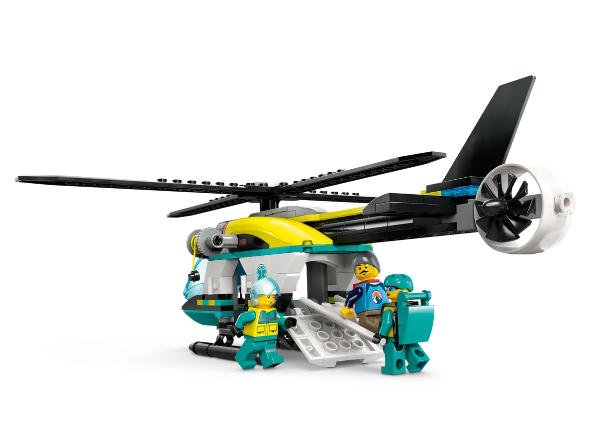 LEGO City Emergency Rescue Helicopter 6+ 226Pcs 60405