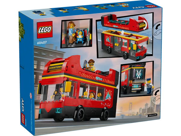 LEGO City Red Double-Decker Sightseeing Bus 7+ 384Pcs 60407