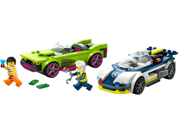 LEGO City Police Car And Muscle Car Chase 6+ 213Pcs 60415