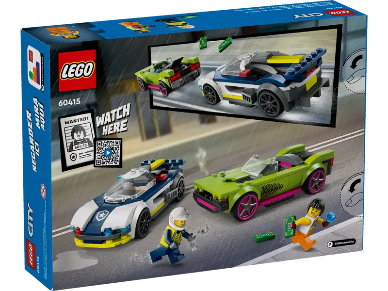 LEGO City Police Car And Muscle Car Chase 6+ 213Pcs 60415
