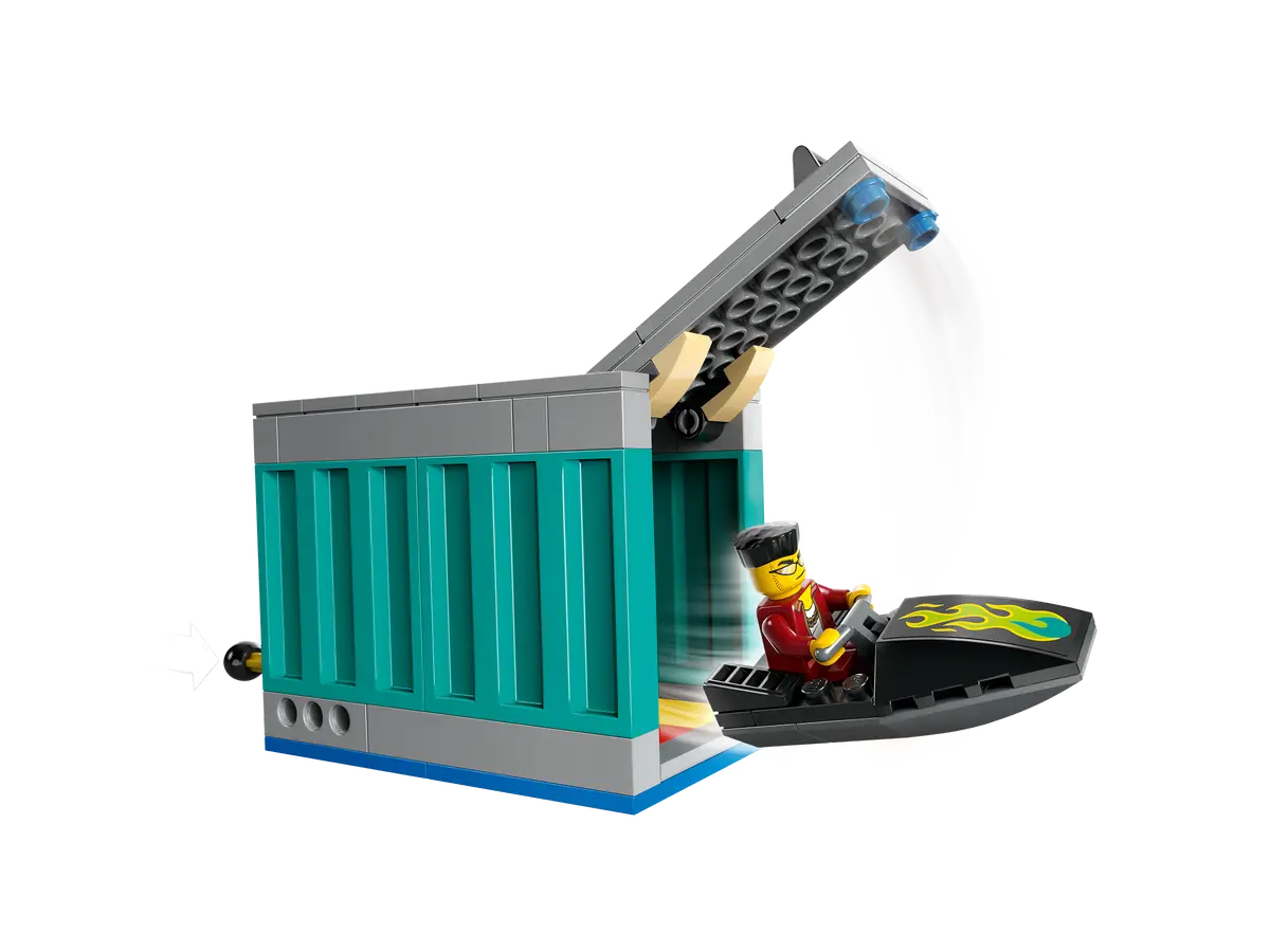 LEGO City Police Speedboat And Crooks Hideout 6+ 311Pcs 60417