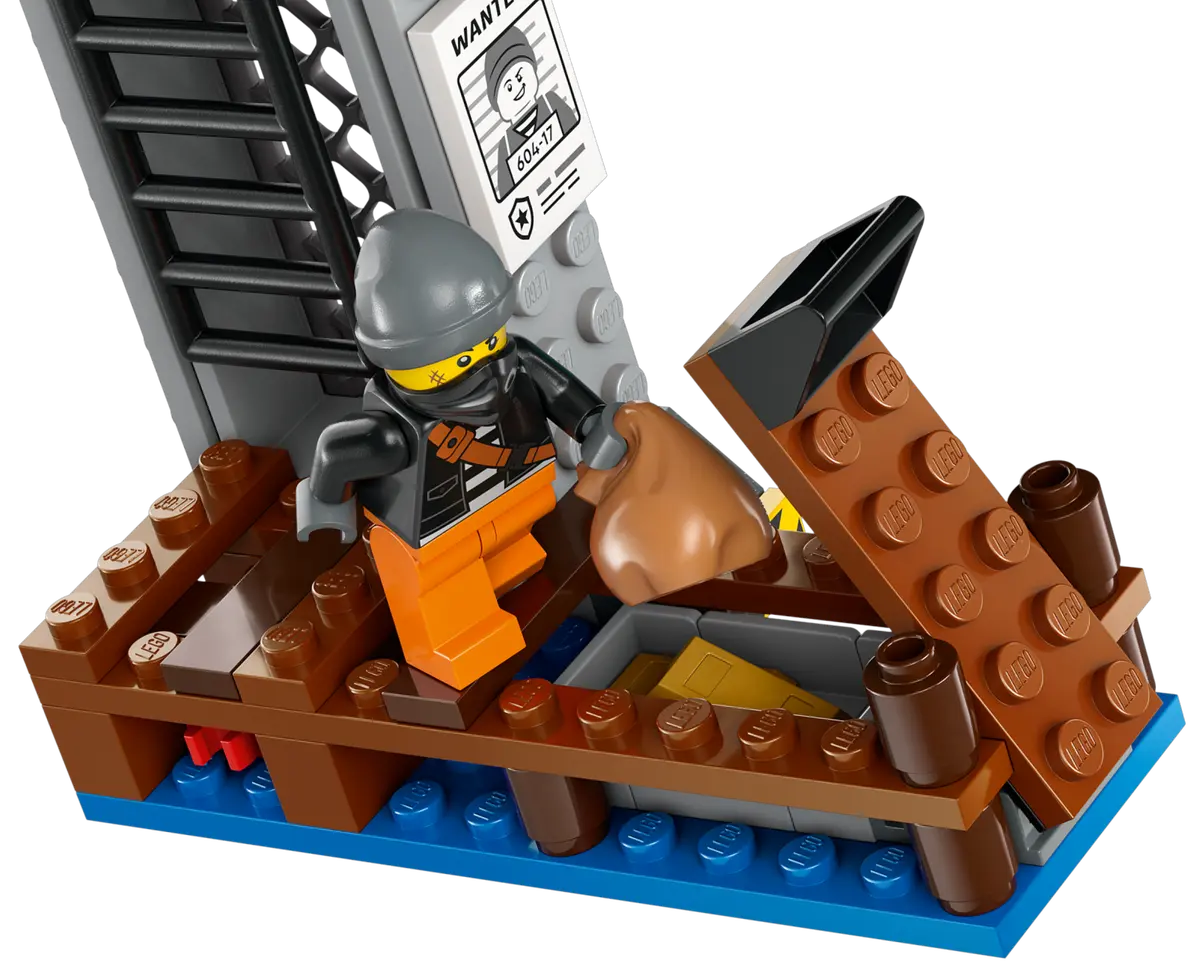 LEGO City Police Speedboat And Crooks Hideout 6+ 311Pcs 60417