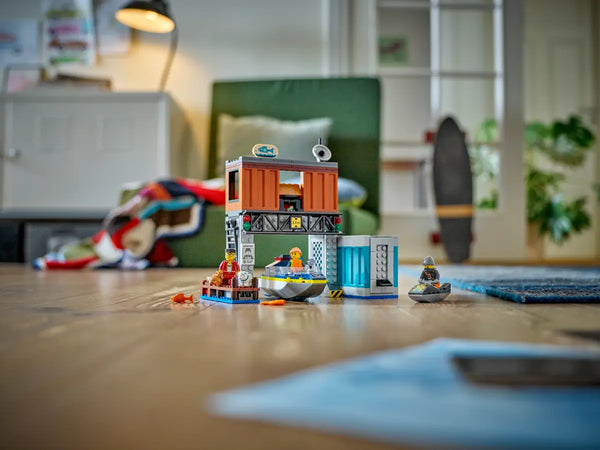 LEGO City Police Speedboat And Crooks Hideout 6+ 311Pcs 60417