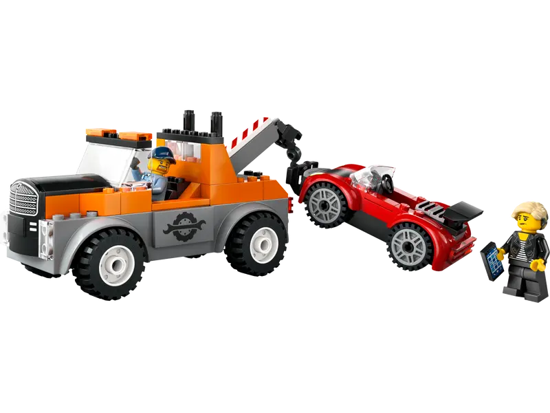 LEGO City Tow Truck And Sports Car Repair 4+ 101Pcs 60435