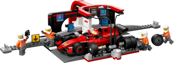 LEGO City F1 Pit Stop & Pit Crew With Ferrari Car 6+ 322Pcs 60443