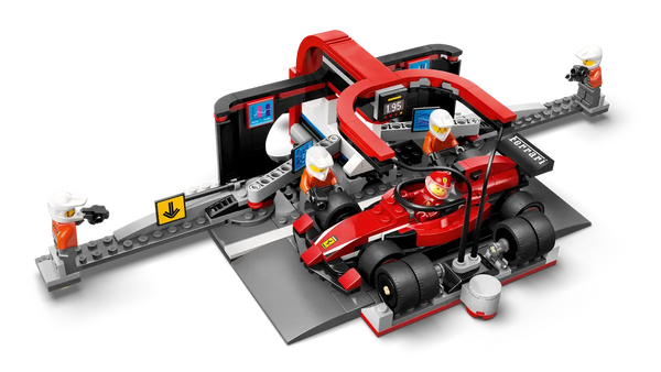 LEGO City F1 Pit Stop & Pit Crew With Ferrari Car 6+ 322Pcs 60443