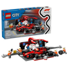 LEGO City F1 Pit Stop & Pit Crew With Ferrari Car 6+ 322Pcs 60443