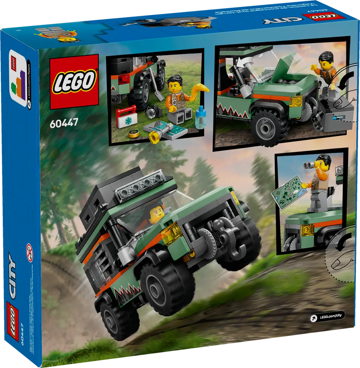 LEGO City Off-Road 4x4 Mountain Truck 221 Pieces Multicolour