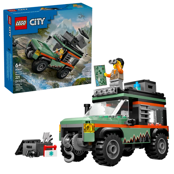 LEGO City Off-Road 4X4 Mountain Truck 6+ 221Pcs 60447