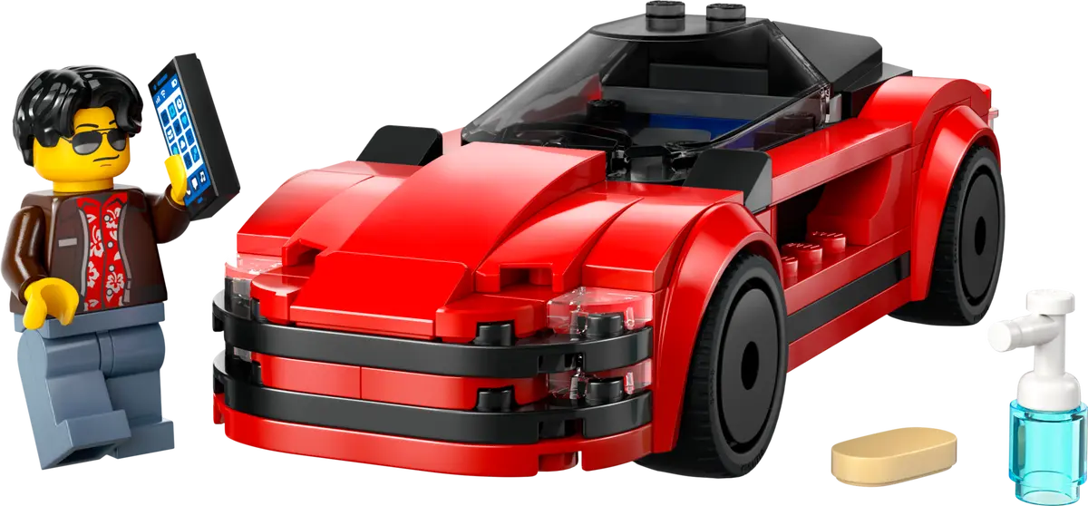 LEGO City Red Sports Car 5+ 109Pcs 60448