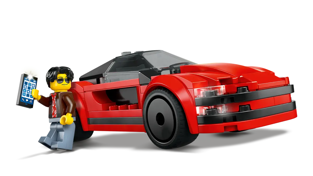 LEGO City Red Sports Car 5+ 109Pcs 60448