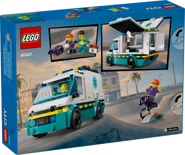 LEGO City Emergency Ambulance 5+ 60451