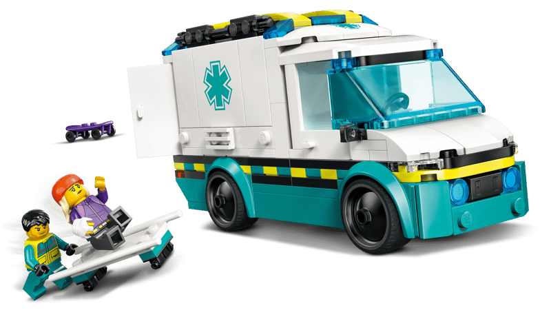 LEGO City Emergency Ambulance 184 Pieces Multicolour