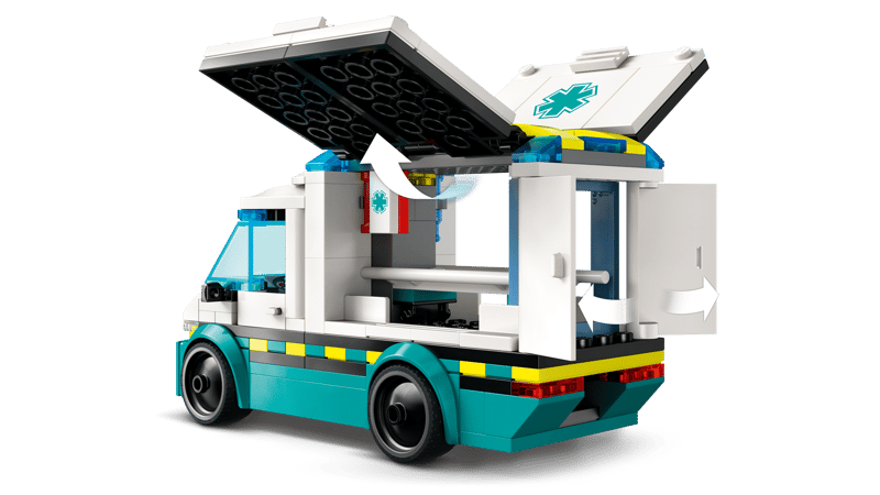 LEGO City Emergency Ambulance 184 Pieces Multicolour