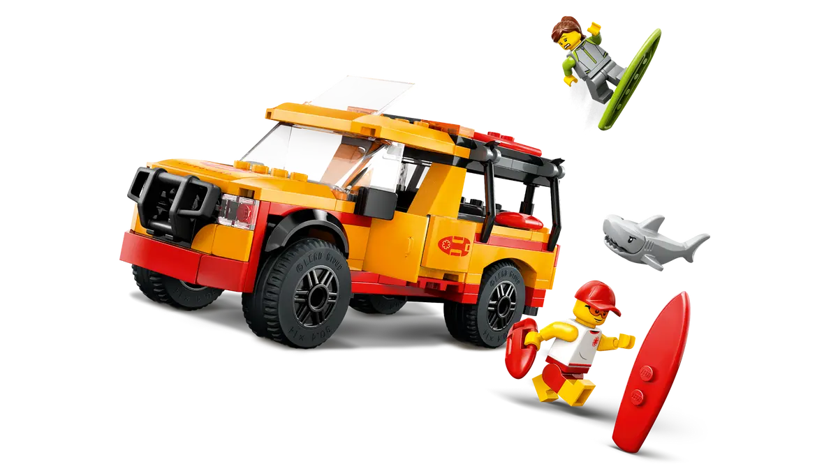 LEGO City Lifeguard Beach Rescue Truck 6+ 214Pcs 60453