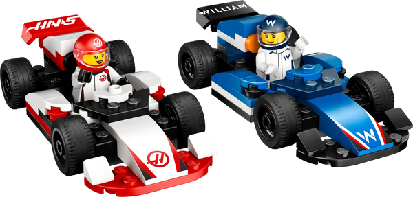 LEGO City F1 Williams Racing & Haas F1 Race Cars 4+ 92Pcs 60464