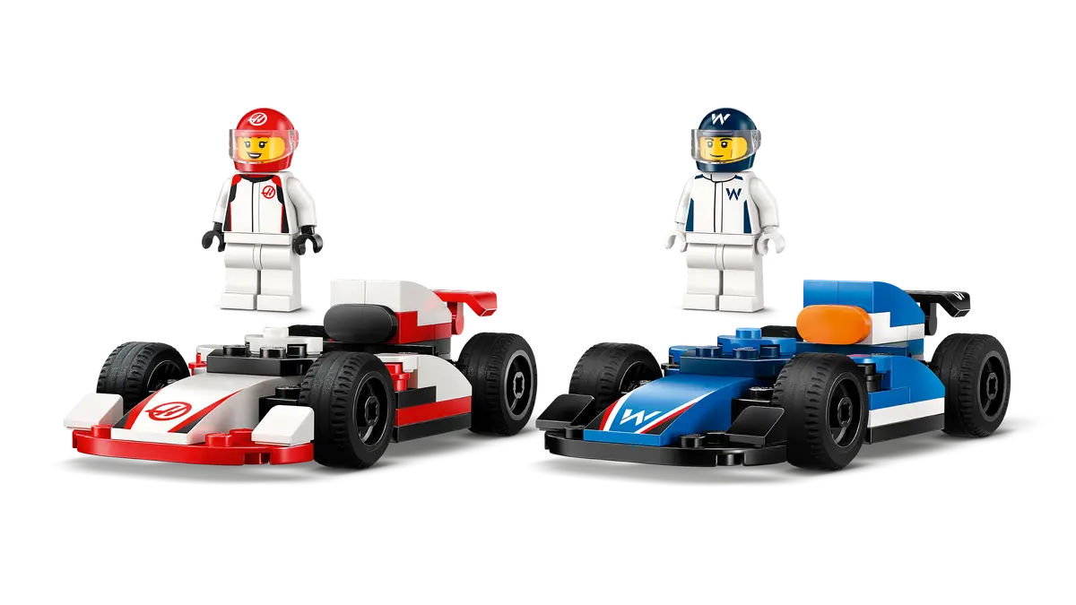 LEGO City F1 Williams Racing & Haas F1 Race Cars 4+ 92Pcs 60464