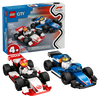 LEGO City F1 Williams Racing & Haas F1 Race Cars 4+ 92Pcs 60464