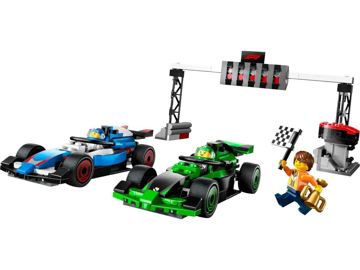 LEGO City F1 Grid with VCARB & Sauber Race Cars 313 Pieces Multicolour